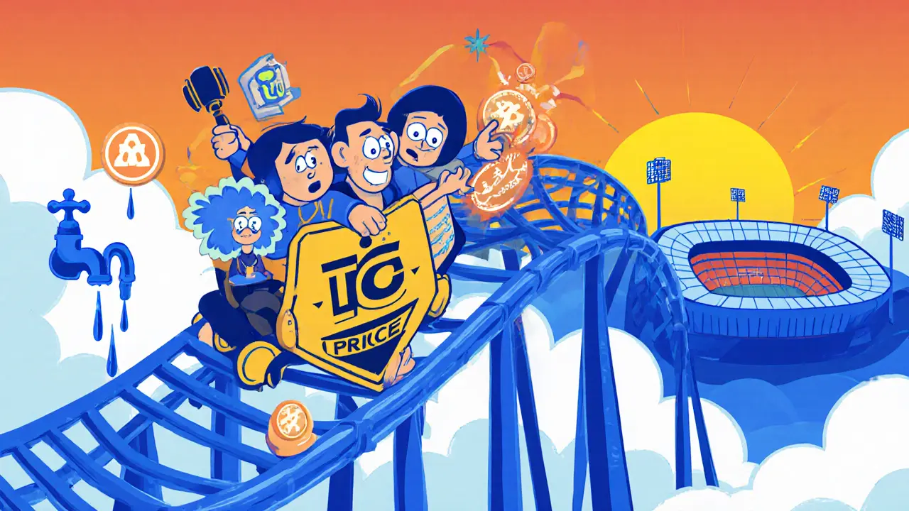 Roller‑coaster ride illustrating TC price risks and potential future growth.