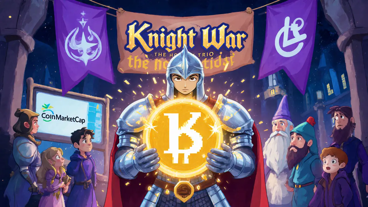 Knight War The Holy Trio (KWS) Token Airdrop Details and How to Claim the CoinMarketCap Campaign