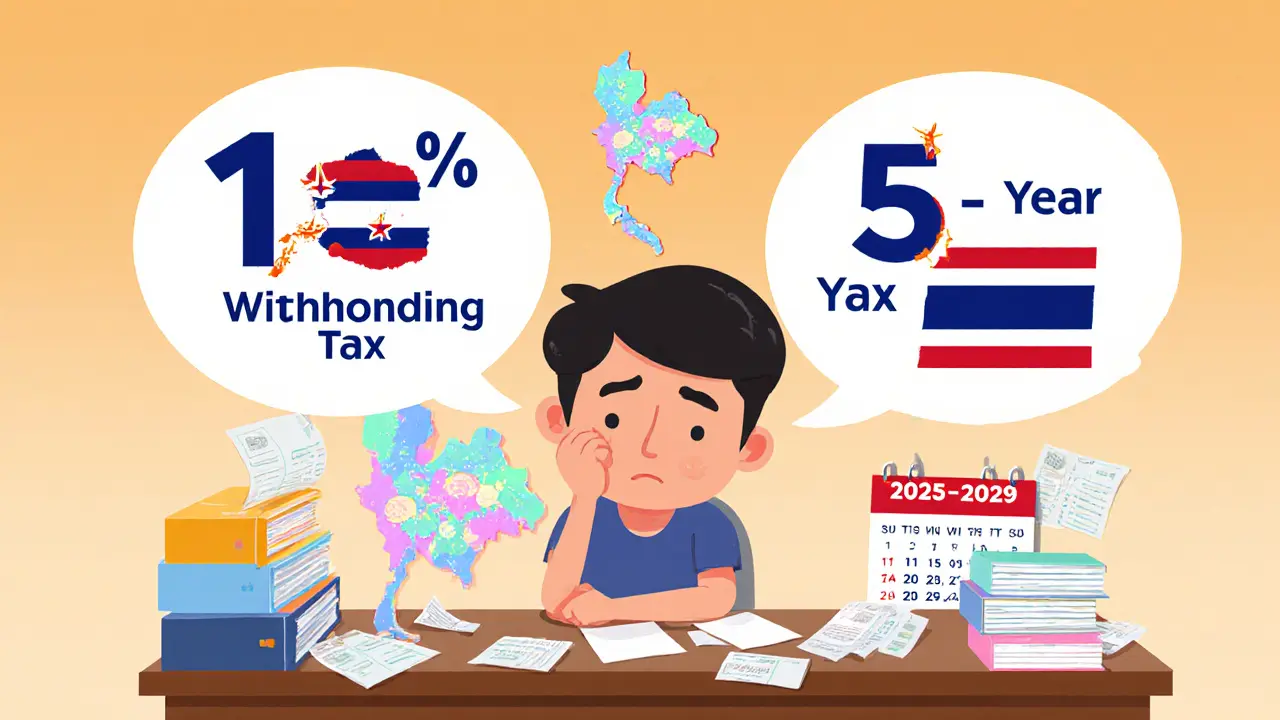 Thailand Crypto Tax 2025: 15% Withholding vs 5‑Year Exemption