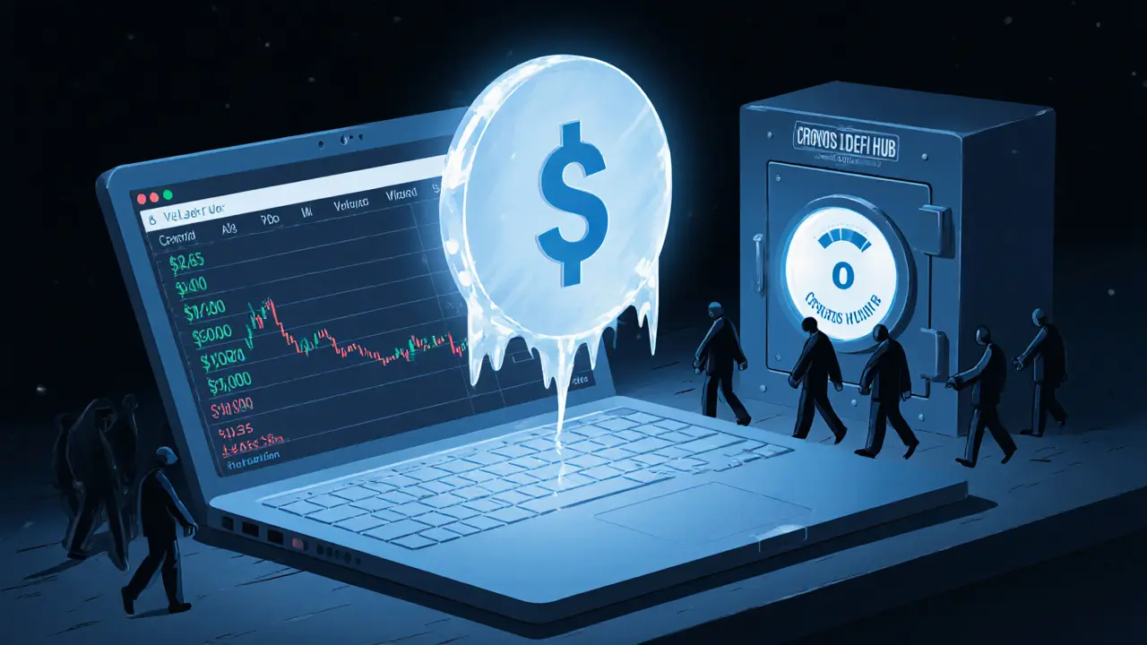 A ghostly SINGLE token above a nearly empty trading screen with low volume.