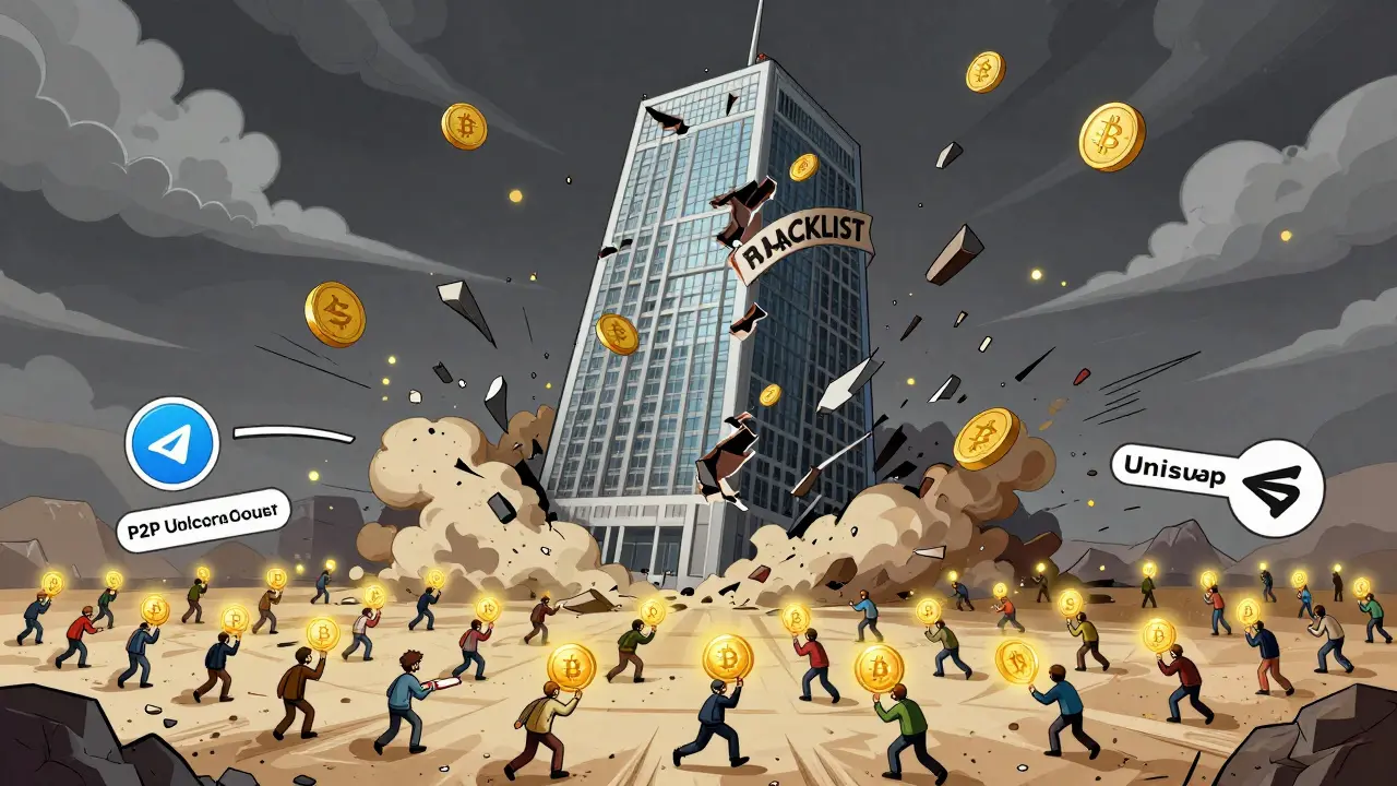 Iranians pass Bitcoin like a relay baton as the FATF banking tower crumbles around them.