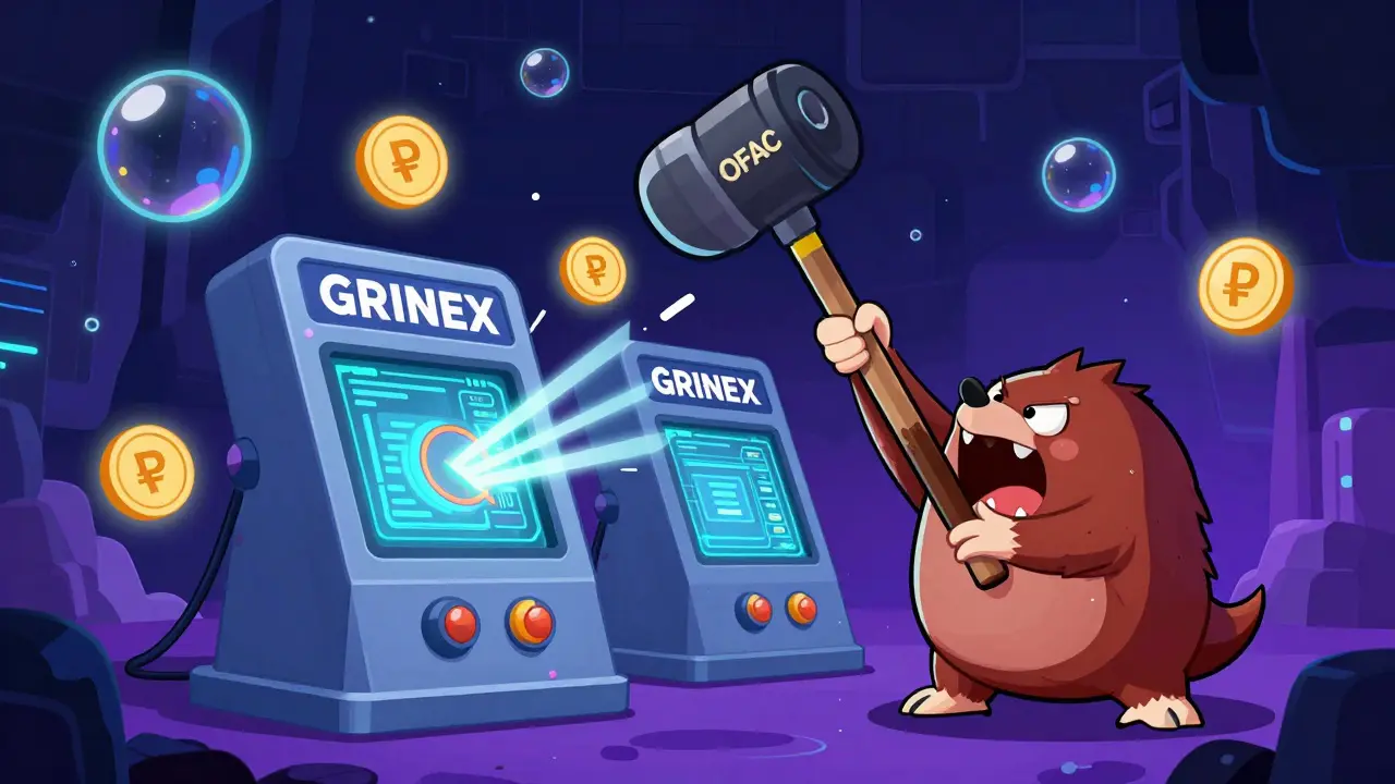 Cartoon depicting a mallet hitting a digital terminal while a new one pops up.
