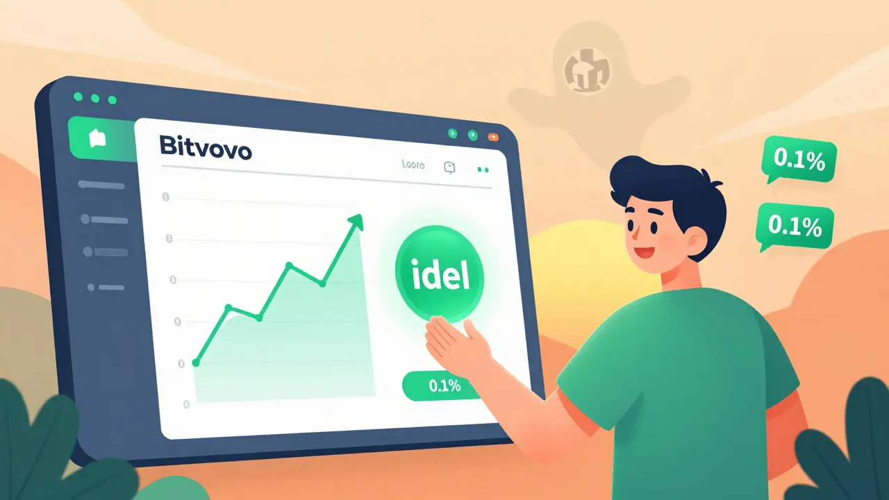 Happy user switching to a modern, low-fee crypto exchange