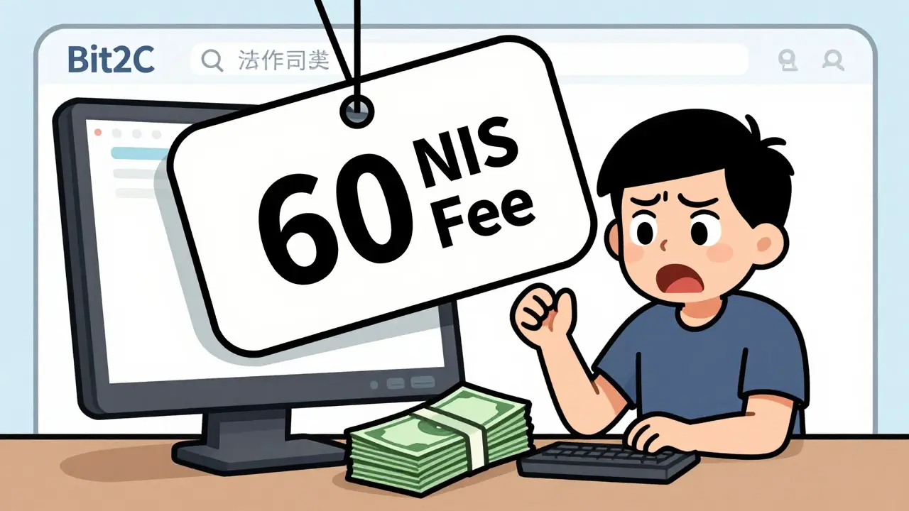 Illustration showing high withdrawal fees reducing a user's crypto earnings