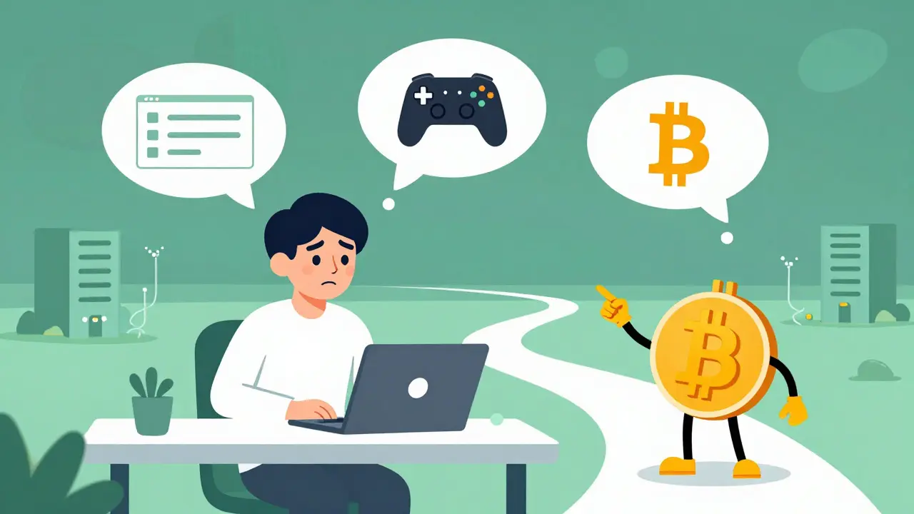 Cartoon guide for beginners starting with GoMining platform