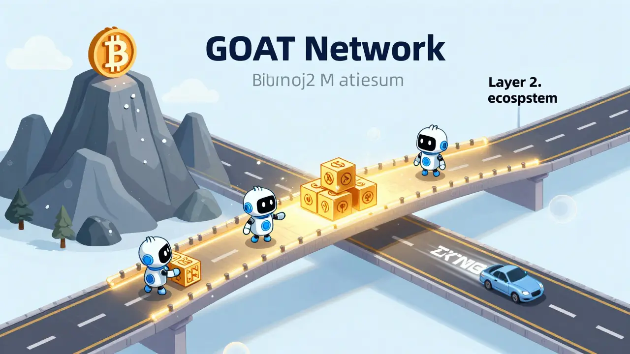 Illustration of a ZKP bridge connecting Bitcoin mainnet to Layer 2