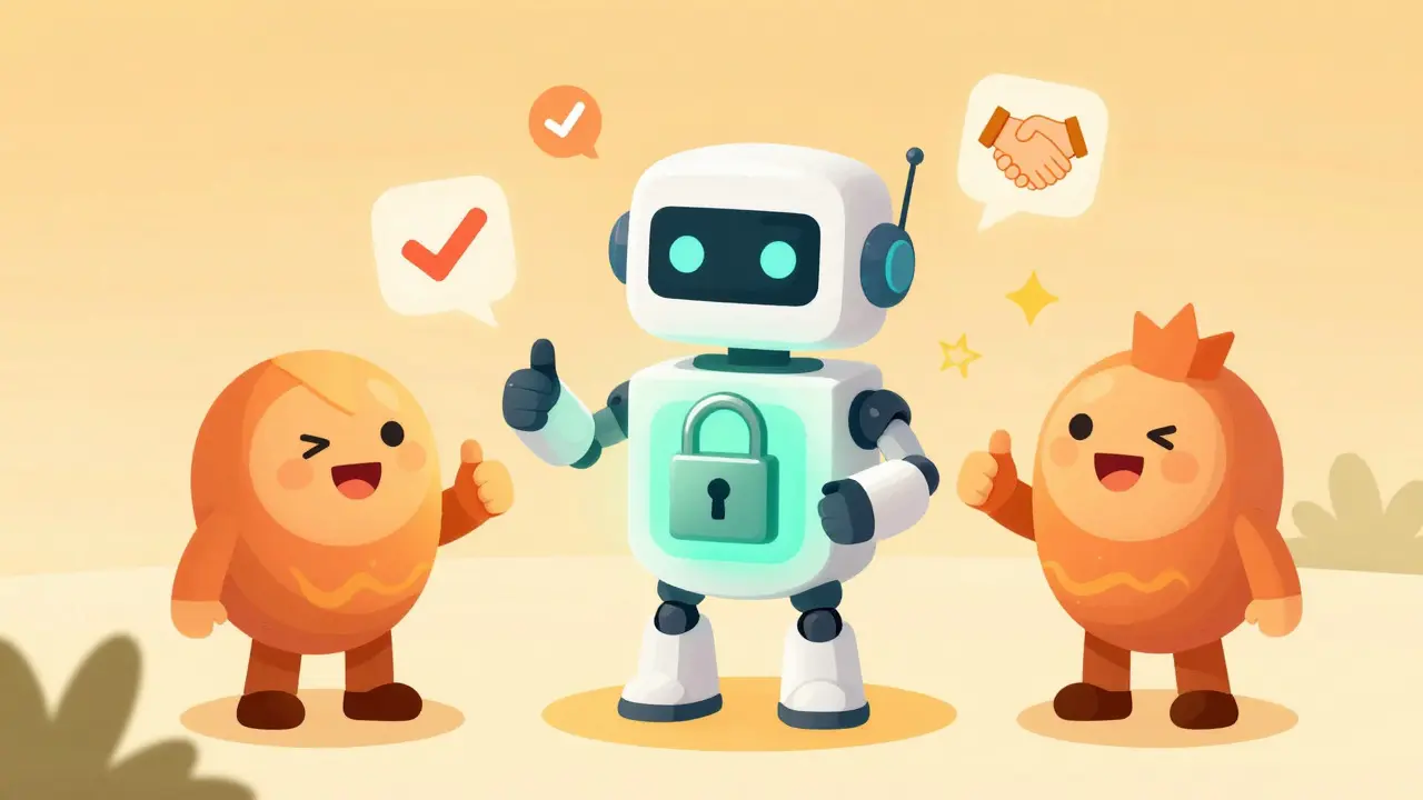 Illustration of three guardians approving access to a smart contract wallet