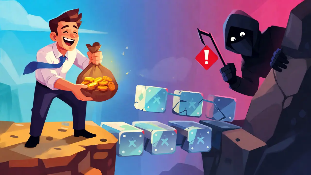 Investor navigating risks and rewards of airdrops
